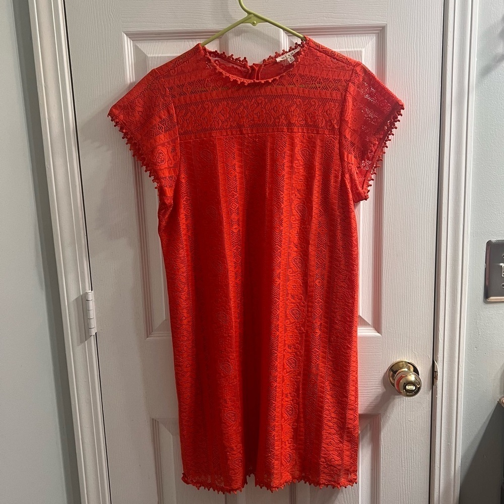 MIAMI Orange Shift Dress